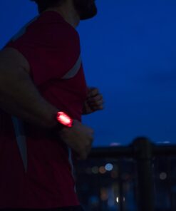LED Safety Light 2 Pack - Nighttime Visibility for Runners, Cyclists, Walkers, Joggers, Kids, Dogs, Relays & More - Clip to Clothes Strap to Wrist, Ankle, Bike, Collar, or Just About Anywhere! Red 20 81nfVfUpnbL