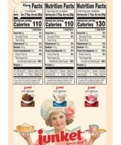 Alternative view of Junket Ice Cream Mix Bundle - 2 Vanilla, 2 Chocolate, 2 Strawberry (6 Total)