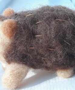 DIMENSIONS 72-73803 Hedgehog Felt Animals Needle Felting Kit, 3.5'' x 2'' 3.5'' x 2'' 31 81ngcmwfYYL