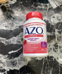 AZO Cranberry Urinary Tract Health Supplement, 1 Serving = 1 Glass of Cranberry Juice, Sugar Free Cranberry Pills, Non-GMO 100 Softgels 100 Count (Pack of 1) 44 81nhLdneL