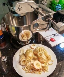 KitchenAid Fruit and Vegetable Spiralizer Attachment Stand Mixer, Polished Aluminum Spiralizer - 5 Blades 45 81ni5AwNUL