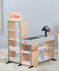 Melissa & Doug Freestanding Wooden Fresh Mart Grocery Store - Supermarket Pretend Play, Kids Play Store, Toy Food Stand For Toddlers And Kids Ages 3+ - FSC-Certified Materials 33 81ni8VdHZsL 1
