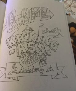 Make Life Your Bitch: A motivational & inspirational adult coloring book: Turn your stress into success and color fun typography! 32 81nj5GvVa6L
