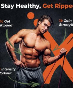 Alternative view of FX FFEXS / Pull up Assistance Bands Set - Pull up Resistance Bands for Men & Women - Elastic Pull up Bands for Working Out & Fitness & Stretch - Pull up Assist Power Bands 1 Band - Heavy - Black