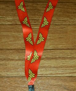 Wonder Woman Lanyard with Metal Charm and Clear ID Holder 14 81njQFusZ8L