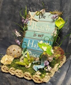 Grasslands Road Wall Starfish GR Beach is My Happy Place Plaque, Medium, White, Blue 31 81nkKKpwPBL