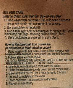 Victoria Rectangular Cast Iron Meat Press with a Wooden Handle, Preseasoned with Flaxseed Oil, Made in Colombia 8.3 x 4.4 Inch 31 81nkLgWe ML