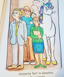 Unicorns Are Jerks: A Funny Adult Coloring Book Exposing the Cold, Hard, Sparkly Truth (Hilarious Unicorn Christmas Gift or Stocking Stuffer for Adult Women) Paperback, Picture Book 20 81nlDDqrvL
