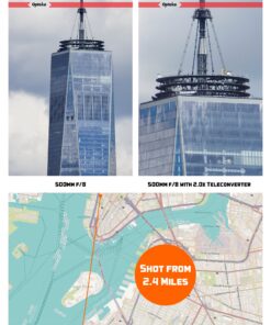 Opteka 500mm/1000mm f/8 Manual Telephoto Lens for Nikon F-Mount D6, D5, D4, DF, D850, D810, D780, D750, D700, D610, D500, D7500, D7200, D7100, D5600, D5500, D5300, D5200, D3500, D3400, D3300, D3200 43 81nlEcTidKL