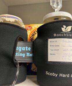 Wrap Around Kombucha Heater Belt | Propagate Pro Brewing and Fermentation Heat Mat Warmer | Keeps Your SCOBY Happy and Productive with Stickon Thermometer 1 3 inch x 20 inch 32 81nlTia7C L