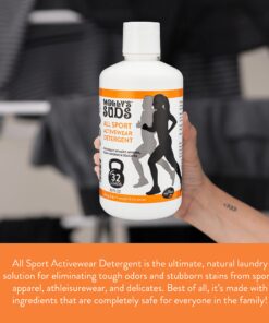 Molly's Suds All Sport Laundry Wash | Gentle Detergent for Workout Clothes, Athletic Wear, and Sports Fabrics | 32 Loads | Great Holiday, Christmas Gift 32 Fl Oz (Pack of 1) 7 81nn2aoridL