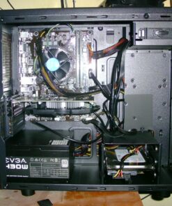 Thermaltake Versa H15 SPCC Micro ATX Mini Tower Computer Chassis CA-1D4-00S1NN-00, Black Computer Case 92 81noAf yJfL