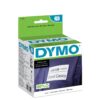 DYMO LW Self-Adhesive Name Badge Labels for LabelWriter Label Printers, White, 2-1/4'' x 4'', 1 roll of 250 (1760756) 250 labels 2-1/4 x 4" 30 81npp2qbxS