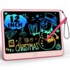 TEKFUN Kids Toys Gifts for 3+ Years Old Boys Girls Toddler, 12inch LCD Writing Tablet Erasable Drawing Tablet Writing Pads, Kids Travel Toys Boys Girls Birthday Gifts Age 3 4 5 6 7 (Pink) Pink 38 81nqCO35ZJL
