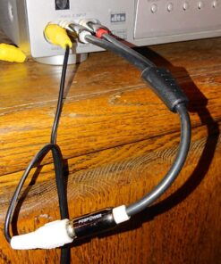 FosPower Y Adapter (8 inch) 2 RCA (Male) to 1 RCA (Female) Stereo Audio Y Adapter Subwoofer Cable (24k Gold Plated) 2 Male to 1 Female Y Splitter Connectors Extension Cord 19 81nrFojsbOL