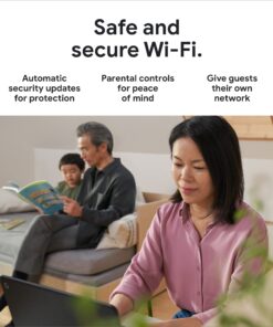 Google Nest WiFi Pro - Wi-Fi 6E - Reliable Home Wi-Fi System with Fast Speed and Whole Home Coverage - Mesh Router - Snow 1 Pack 15 81nsYvKXJzL