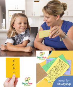 1,100 blank flashcards (2" x 3-1/2") in 5 colors, with storage box. Ideal for students, teachers, note-taking, and language learning. Made in USA. 26 81ntCbeWyL