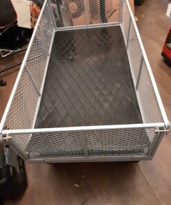 Gorilla Carts GOR1001-COM Steel Utility Cart, Heavy-Duty Convertible 2-in-1 Handle and Removable Sides, 7 cu ft, 1000 lb, Capacity, Gray, 1 pack 82 81ntr4tVd3L