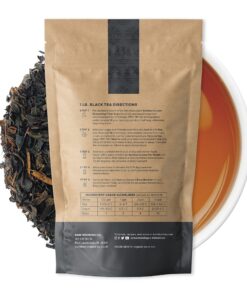 Kombucha.com Certified Organic Loose Leaf Tea - Kombucha Brewing Blends (Black Tea Blend, 8 Ounce). Makes up to 25 gallons. Black Tea Blend 8 Ounce (Pack of 1) 6 81nuAScAGpL