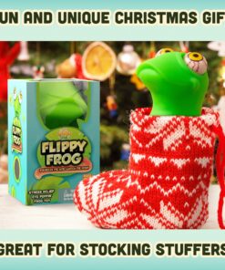 Eye Popping Flippy Frog - Large Squeeze - Stress Relief Toy - Latex Free Peepers Fidget - Anxiety Reducer Sensory Play - Funny Sensory Fidget for Boys and Girls - Suitable for Autism and ADHD 21 81nuGuEeL