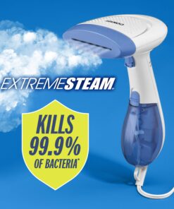 Conair Handheld Garment Steamer for Clothes, ExtremeSteam 1200W, Portable Handheld Design,White/Blue White/Blue 29 81nuGv4e1uL