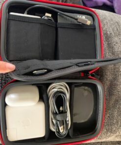 Smatree Hard Case Compatible for Apple14&16inch MacBook Pro's Pencil,Magic Mouse,Magsafe Power Adapter,BeatsX, Monster Magnetic Charging Cable,Travel MacBook Pro Accessories Organizer Bag,Black Black 53 81nvCh9nmVL 3