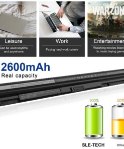 SLE-Tech 14.8V 40WH Dell M5Y1k Battery for Dell Inspiron 3451 3551 5558 5758 M5Y1K Vostro 3458 3558 Inspiron 14 15 3000 Series 14 81nvJg4V7L