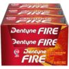 Dentyne Fire Spicy Cinnamon Sugar Free Gum, Pack of 9 (144 Total Pieces) 16 Count (Pack of 9) 26 81nvXtW wHL