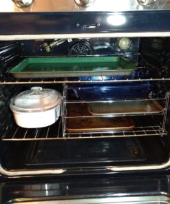 Nifty 3-in-1 Baking Rack – Nickel Chrome Plating, Cooling & Baking Rack, Multipurpose Kitchen Accessory, Folds Flat for Easy Storage, Use for Cookies, Pizzas, Baked Goods 35 81nw9kms7wL