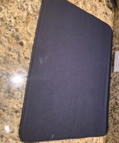 Envision Home Dish Drying Mat for Kitchen, Absorbent, Reversible Microfiber Dish Mat, 18 Inch x 24 Inch, Black 432801 X-Large 27 81nwai0iPXL