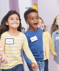 Avery Name Tags, White with Blue Border, 100 Removable Name Badges (05144) 1 15 81nwdy 2 NL