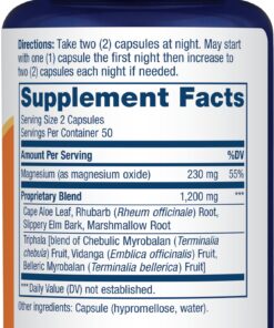 Renew Life Detox Cleanse More, Reduces Bloating and Restores Regularity, Overnight Constipation Relief, Soy, Dairy and gluten-free, 100 Capsules 100 Count (Pack of 1) 21 81nx HoD7rL