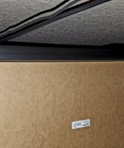 Electriduct Large J Channel Cable Raceway Self Adhesive Desk Cord Organizer and Wire Manager for Computer, Gaming and Entertainment Centers - Black - 48" (4 Feet) Large 48" Raceway 1 46 81nxeojseCL