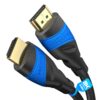 HDMI Cable 8K / 4K – 0.5ft – with A.I.S Shielding – Designed in Germany (supports all HDMI devices like PS5, Xbox, Switch – 8K@60Hz, 4K@120Hz, High Speed HDMI cord with Ethernet, black) by CableDirect 0.5 ft 16 81nxrpKkDBL
