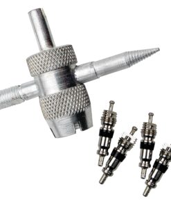 Alternative view of Slime 20088 Valve Tool, 4-Way, Plus Valve Cores for All Types of Tire 4-way Valve Tool