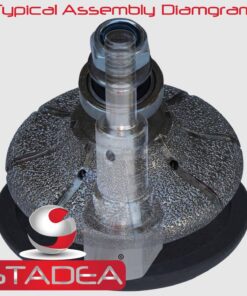 Diamond Profile Wheel 3/8 inch Radius - Demi Half Bullnose B10 Router Bit for Marble Stone Granite Edges by STADEA 23 81nzxTcEquL