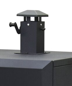 Dyna-Glo DGO1176BDC-D Vertical Offset Charcoal Smoker Standard Black 42 81nzzpNB6BL