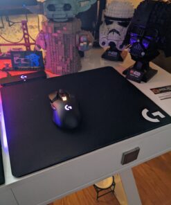 Logitech G Powerplay Wireless Charging System for G502 Lightspeed, G703, G903 Lightspeed and PRO Wireless Gaming Mice, Cloth or Hard Gaming Mouse Pad - Black 29 81o JEW2PL