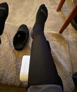 LINGTENG Leg Massager for Circulation and Pain Relief, Calf Air Compression Massager with Heat, Leg Massager with 3 Intensities, 3 Modes, Easy to use, Muscle Relaxation, Gifts (Pair) Gray 64 81o sN90zWL