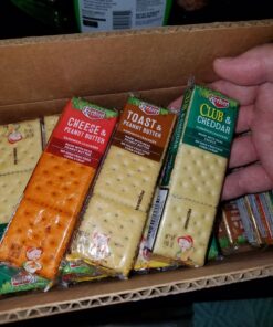 Keebler Sandwich Crackers, Single Serve Snack Crackers, Lunch Snacks, Variety Pack (45 Packs) 45 81o0tmpm9L