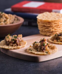 ParmCrisps - Original Cheese Parm Crisps, Made Simply with 100% REAL Parmesan Cheese |Healthy Keto Snacks, Low Carb, High Protein, Gluten Free, Oven Baked, Keto-Friendly| 3oz (Pack of 4) 13 81o1KJwQatL