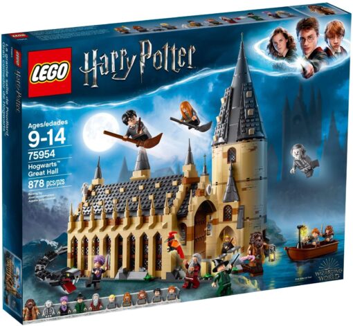 Lego 75954 Harry Potter Hogwarts Great Hall Toy, Wizzarding World Fan Gift, Building Sets for Kids Hogwarts Castle