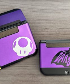 TNP Protective Case Compatible with Nintendo New 3DS XL LL 2015, Purple - Plastic + Aluminum Full Body Protective Snap-on Hard Shell Skin Case Cover New Modified Hinge-Less Design 31 81o1wV34GUL