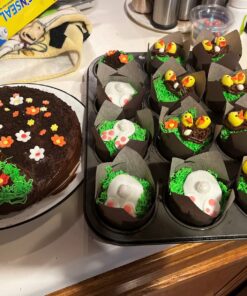 Cakebe Cake Cupcake Kit-68pcs Supplies and Cookie Decorating Kit with Piping Bags Frosting Icing Tip, 1, silver 33 81o2uPWiVaL