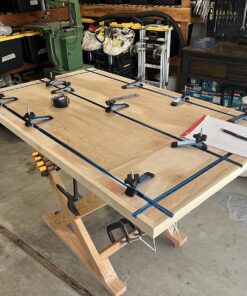 POWERTEC 71168 T-Track Hold Down Clamp for Woodworking, 5-1/2” L x 1-1/8” W, 2 Pack 5-1/2" Hold Down Clamp 27 81o3bz ksL