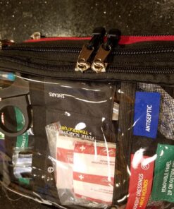 Survival Workplace/Home First Aid Kit USA - with a MOLLE System for Emergency Care at Home/Workplace 51 81o4BVssbVL