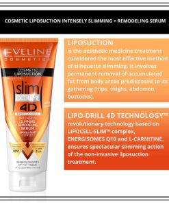 Eveline Slim Extreme 4D Liposuction Body Serum, Firming Body Lotion for Women and Men and Body Sculpting Cellulite Workout Cream 24 81o4dQbTh1L