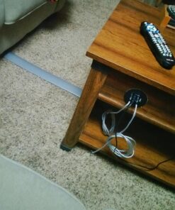 Belkin Cord Concealer with Double-Sided Adhesive Tape (Gray, 6 Feet) 19 81o4gxD4MnL