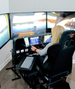 Volair Sim Universal Flight or Racing Simulation Cockpit Chassis with Triple Monitor Mounts 29 81o5ebp2LPL 1