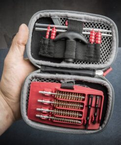 Real Avid Handgun Cleaning Kit: All in One 13 Piece Pistol Cleaning Kit With Cleaning Rod, Bore Brushes, Gun Cleaning Jags & Gun Cleaning Patches For .22 .357 9MM .38 .40 .44 & .45 Caliber Handguns 39 81o5lP5gIYL